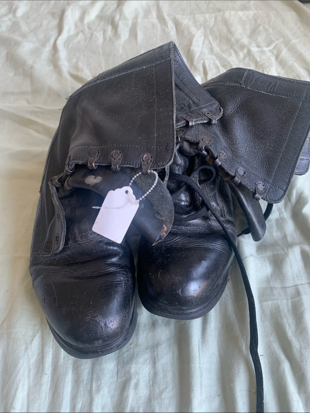 Vintage Czech Armed Forces Black M90 Combat Boots